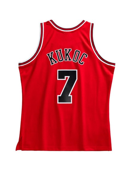 Comprare Toni Kukoc Chicago Bulls 97-98 Red Retro Swingman | 24Segons