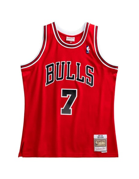 Comprare Toni Kukoc Chicago Bulls 97-98 Red Retro Swingman | 24Segons