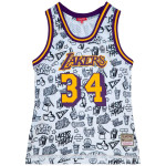Woman Shaquille O'Neal Los Angeles Lakers Doodle Swingman