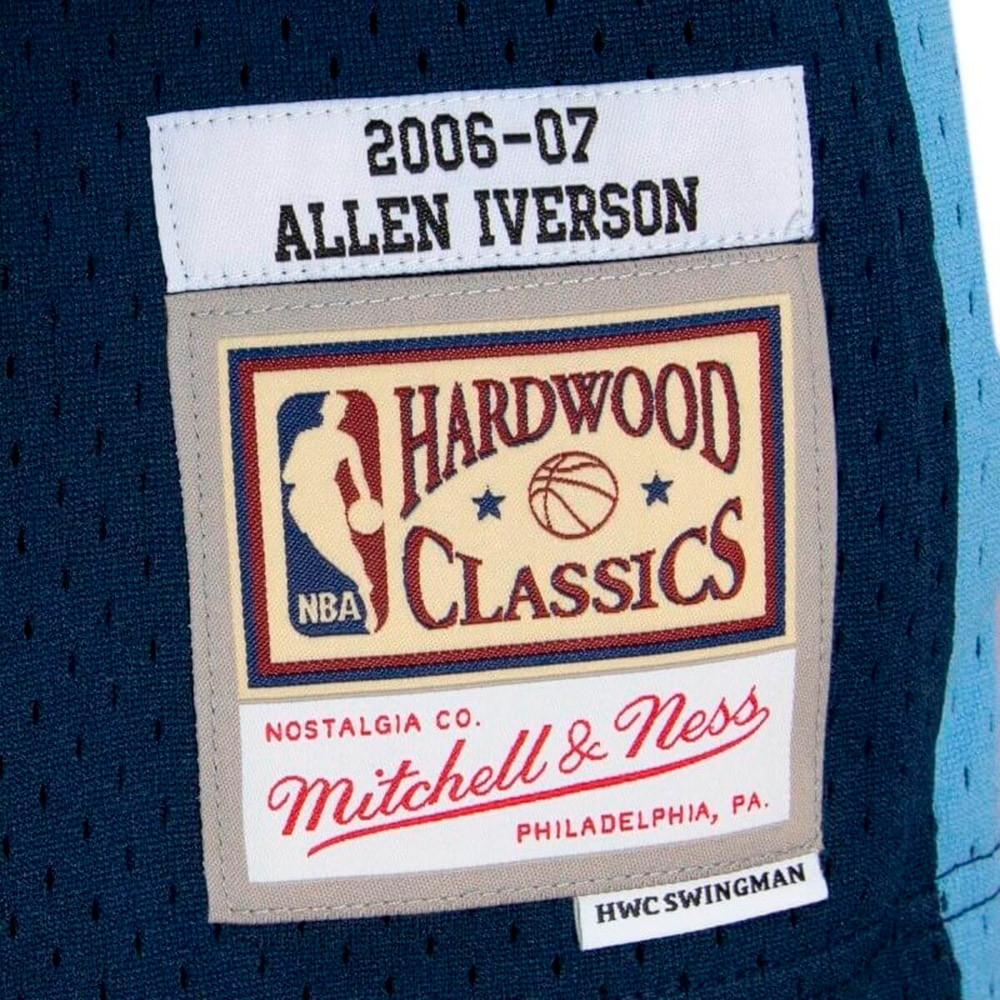 Allen Iverson Denver Nuggets 06-07 Blue Retro Swingman