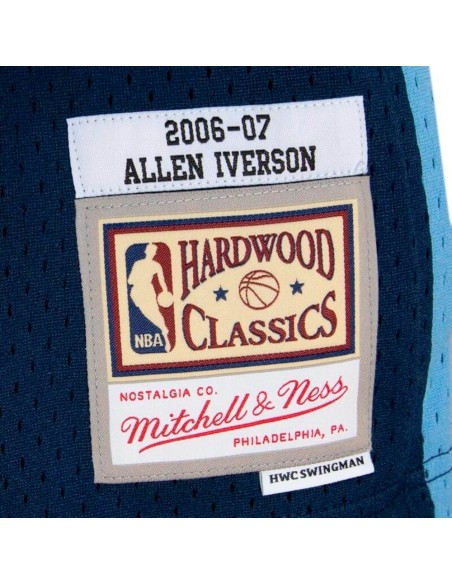 Comprare Allen Iverson Denver Nuggets 06-07 Blue Swingman | 24Segons