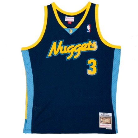 Comprare Allen Iverson Denver Nuggets 06-07 Blue Swingman | 24Segons