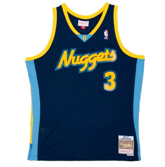 Comprare Allen Iverson Denver Nuggets 06-07 Blue Swingman | 24Segons