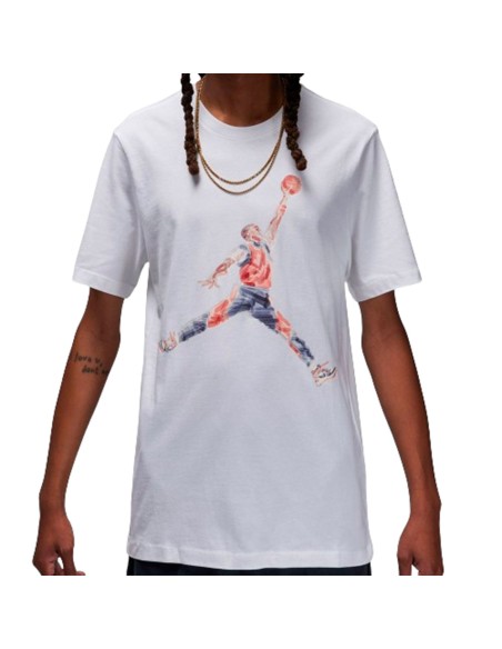 Jordan Acquista la T-shirt Brand White | 24Segons
