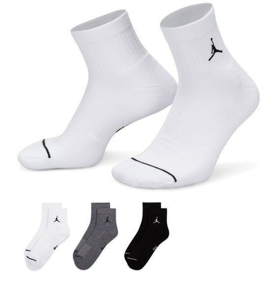 Jordan Acheter des chaussettes Everyday Black White Grey Black 3pr|24Segons