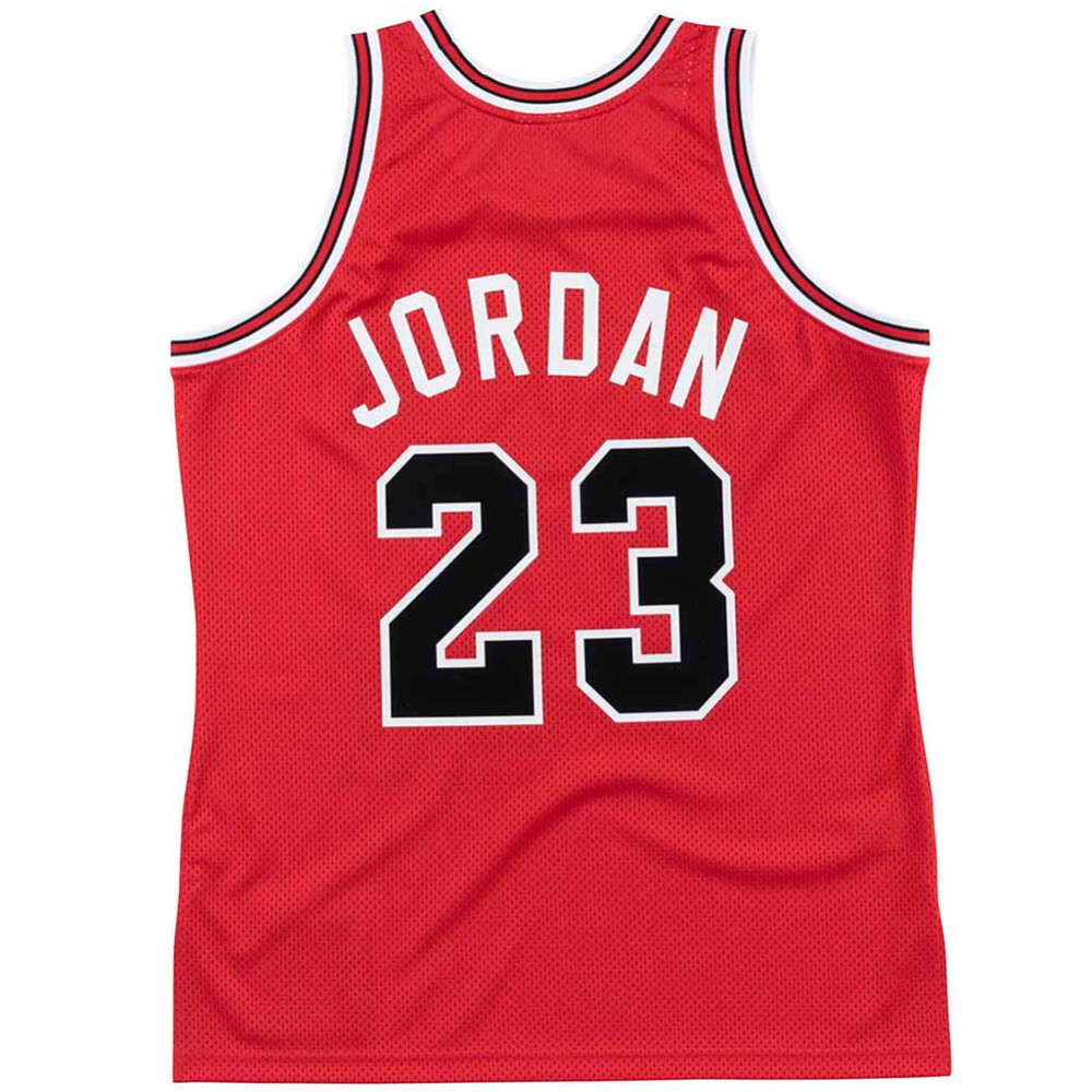 Junior Michael Jordan Chicago Bulls 84-85 Red Authentic