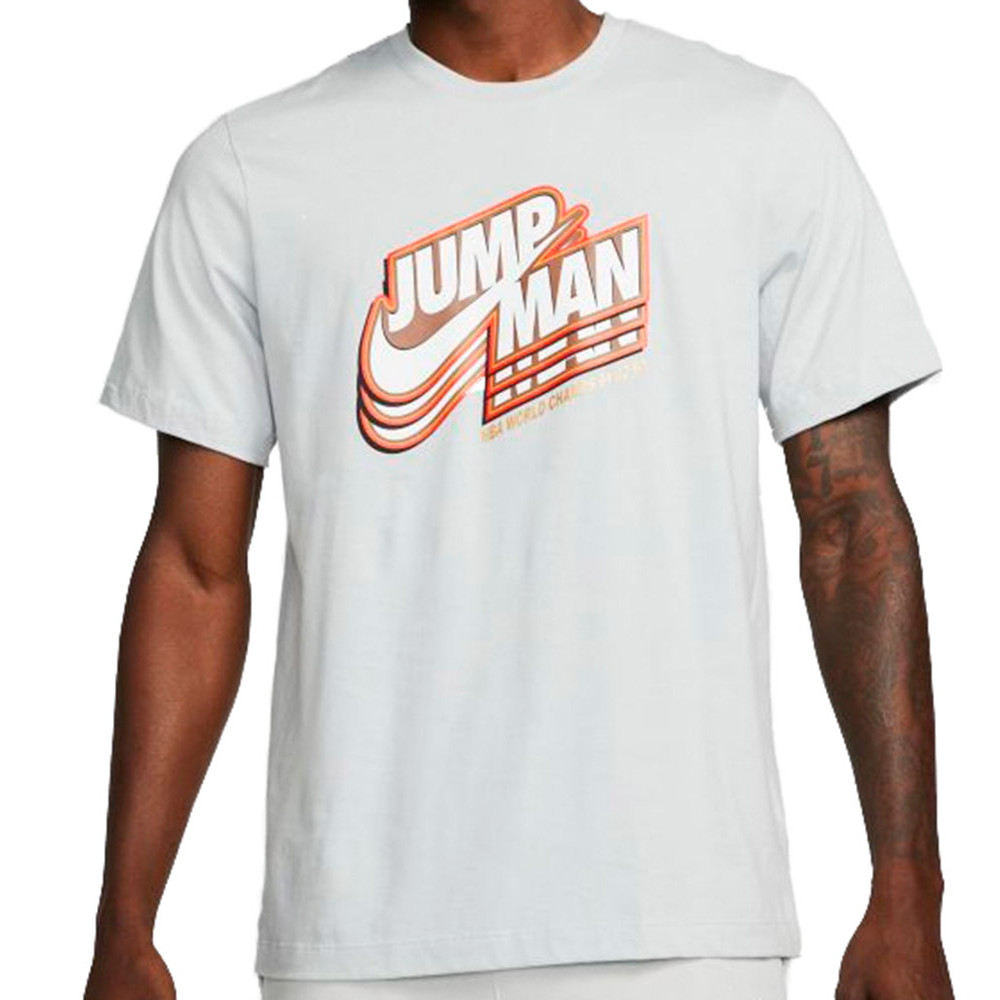 Jordan Jumpman SS GFX Crew White T-Shirt