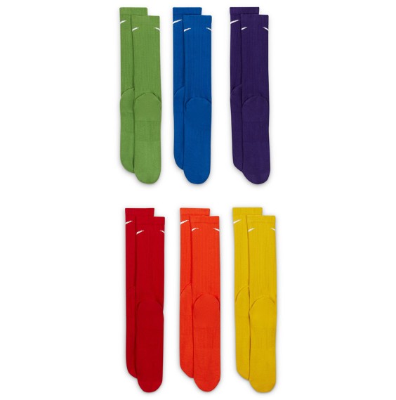 Nike Acheter Chaussettes Everyday Plus Multicolore Arc-en-ciel 6pk|24Segons