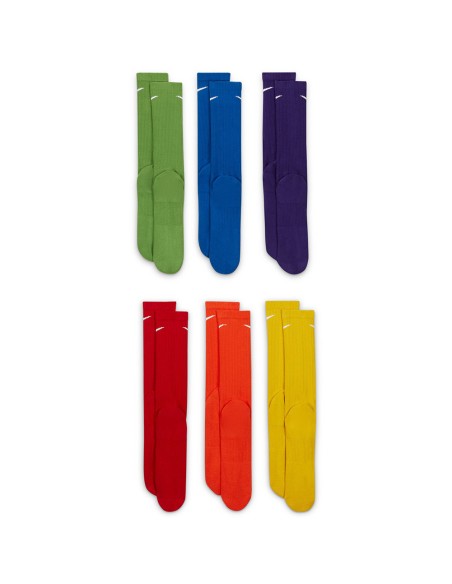 Nike Acquista Calzini Everyday Plus Multicolore Rainbow 6pk|24Segoni