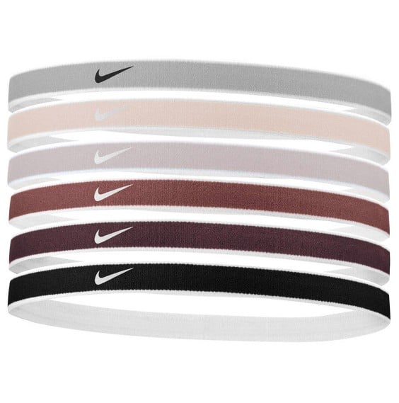 Nike Acheter Bandeaux Swoosh Sport Tipped Beige 6pk | 24Segons