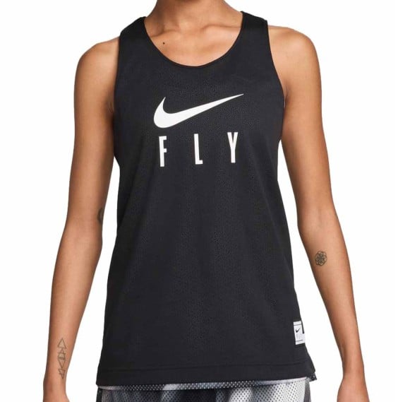 Nike Acheter T-shirt Femme Débardeur Réversible Noir Blanc | 24Segons