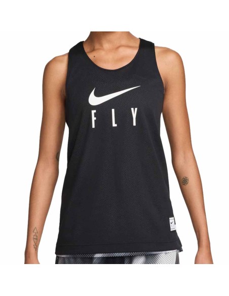 Nike Acheter T-shirt Femme Débardeur Réversible Noir Blanc | 24Segons