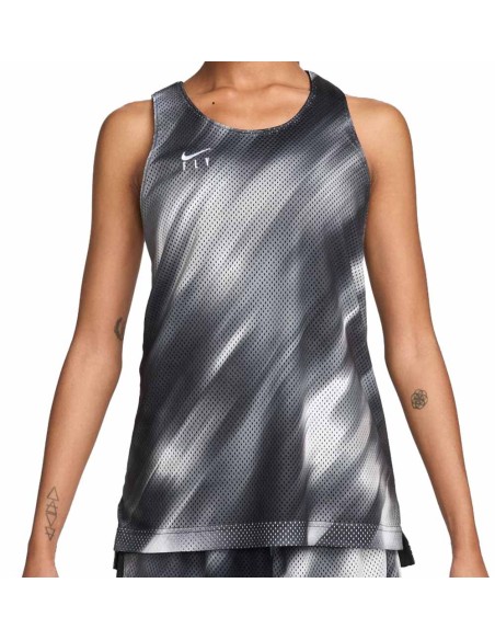 Nike Acheter T-shirt Femme Débardeur Réversible Noir Blanc | 24Segons