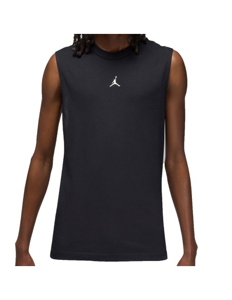 Jordan Acheter Dri-FIT Sleeveless Black T-Shirt | 24Segons