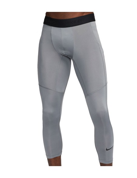 Buy Nike PRO Dri-FIT Fitness 3/4 Grey Tights | 24Segons