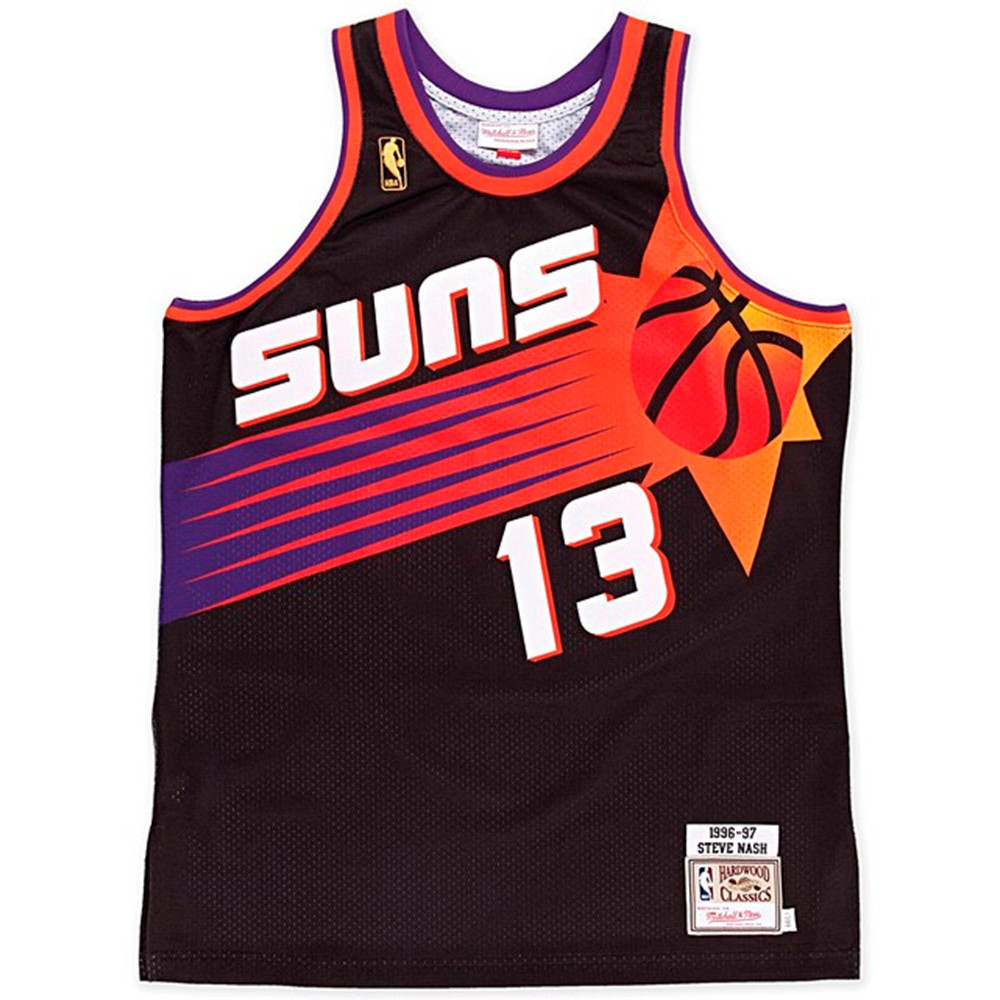 Junior Steve Nash Phoenix Suns 96-97 Black Retro Swingman