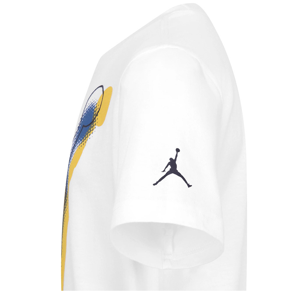 Camiseta Junior Jordan Jumpman HBR White
