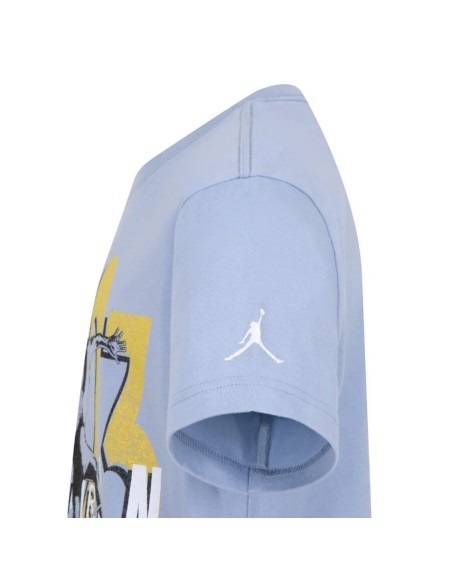Jordan Acheter T-shirt Junior Retro Spec Graphic Bleu Gris | 24Segons