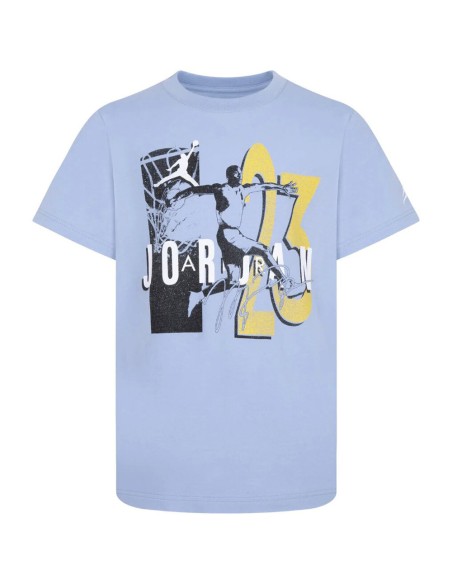 Jordan Acheter T-shirt Junior Retro Spec Graphic Bleu Gris | 24Segons