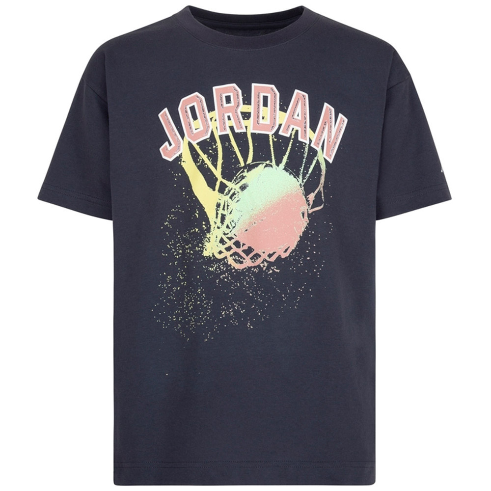 Junior Jordan Hoops Black T-Shirt