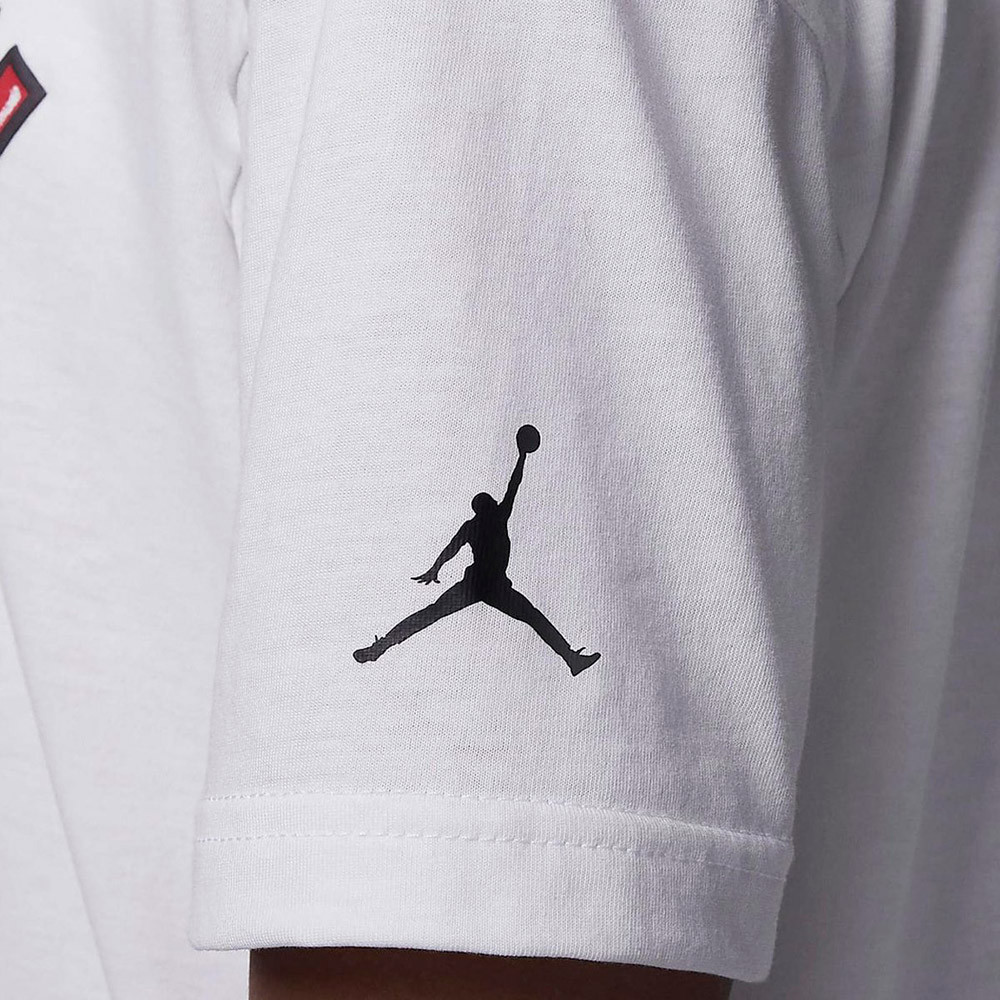 Junior Jordan Hoops White T-Shirt