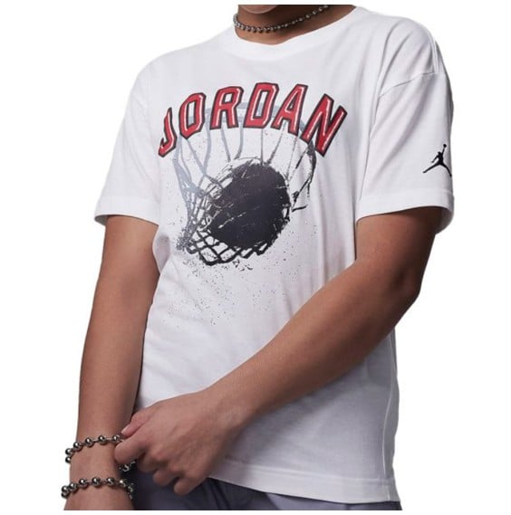 Jordan Acquista la T-shirt Junior Hoops White | 24Segons