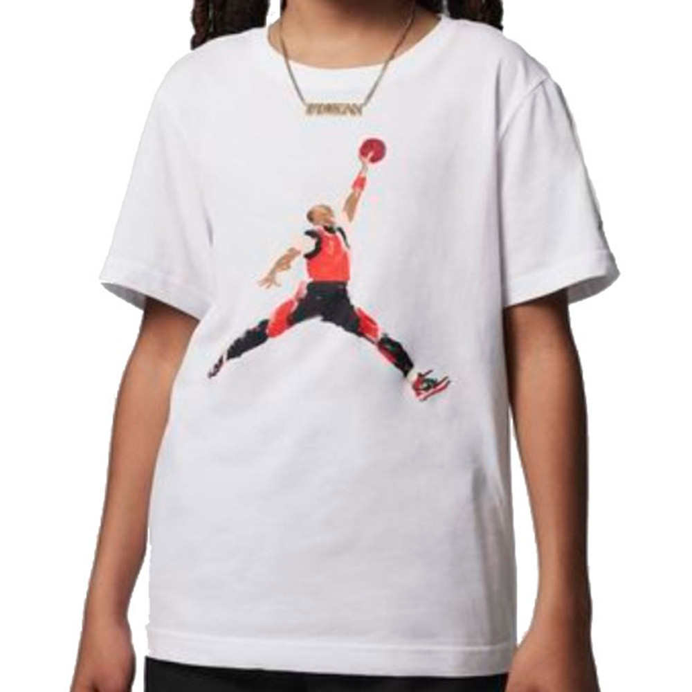 Camiseta Junior Jordan Watercolor White