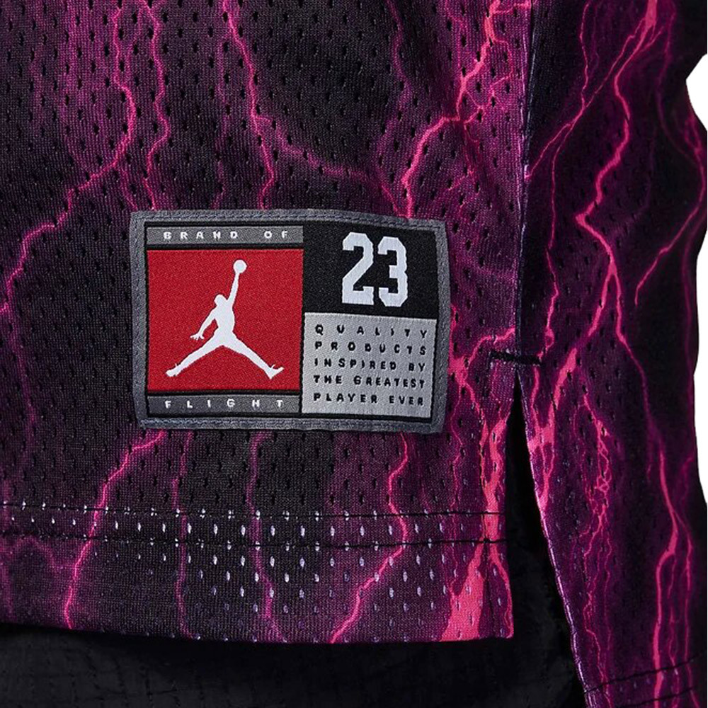 Camiseta Junior Jordan 23 Striped Pink Purple