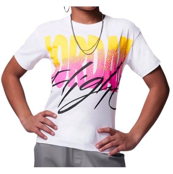 Jordan Acquista la T-shirt Junior Flight Rise Graphic White | 24Segons