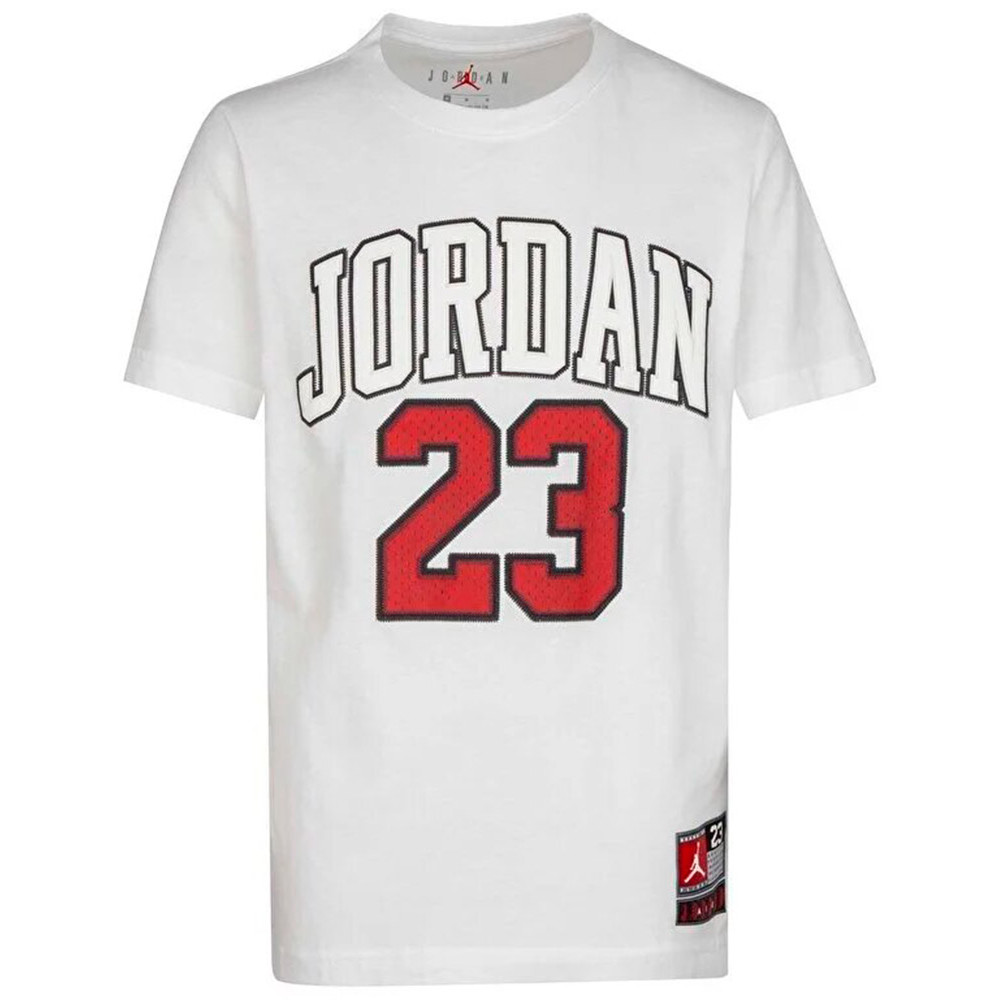 Junior Jordan Practice Flight White T-Shirt