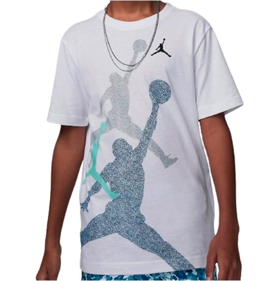 Jordan Acquista la T-shirt Junior Gradient Stacked White | 24Segons