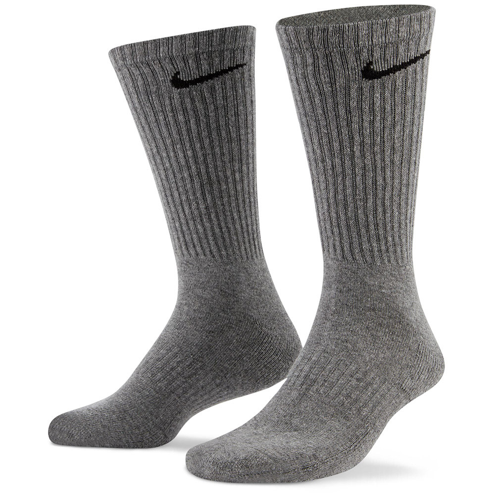Nike Everyday Cushioned Crew Grey Socks 6pk