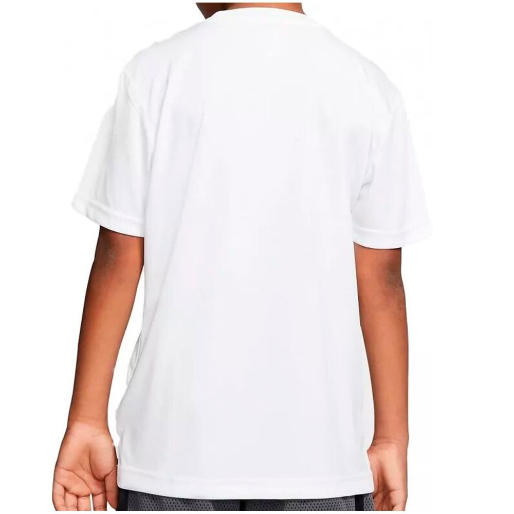 Camiseta Junior Jordan Jumpman Logo Dri-Fit White