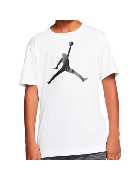 Jordan Acheter T-shirt Junior Logo Jumpman Dri-Fit Blanc | 24Segons