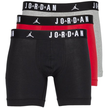 Comprar Calzoncillo Jordan Flight Core Black Red Grey 3Pk | 24Segons