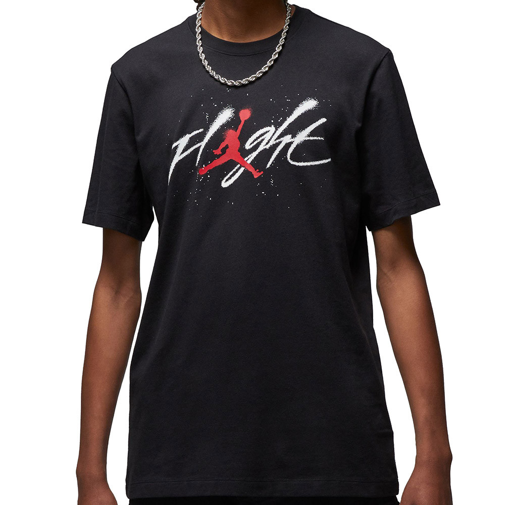 Jordan Flight Crew Graphic Black T-Shirt