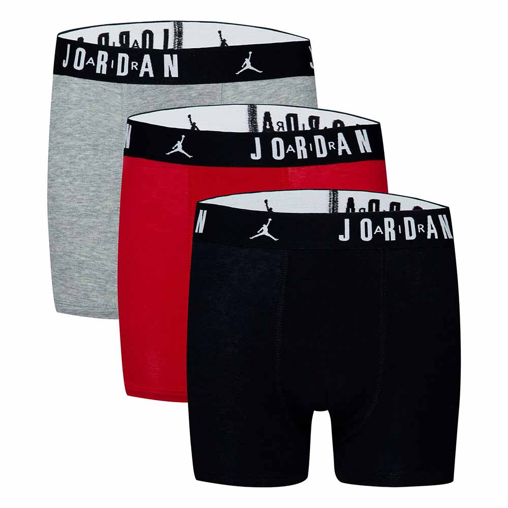 Junior Jordan Flight Cotton Core 3PK Boxers BRG
