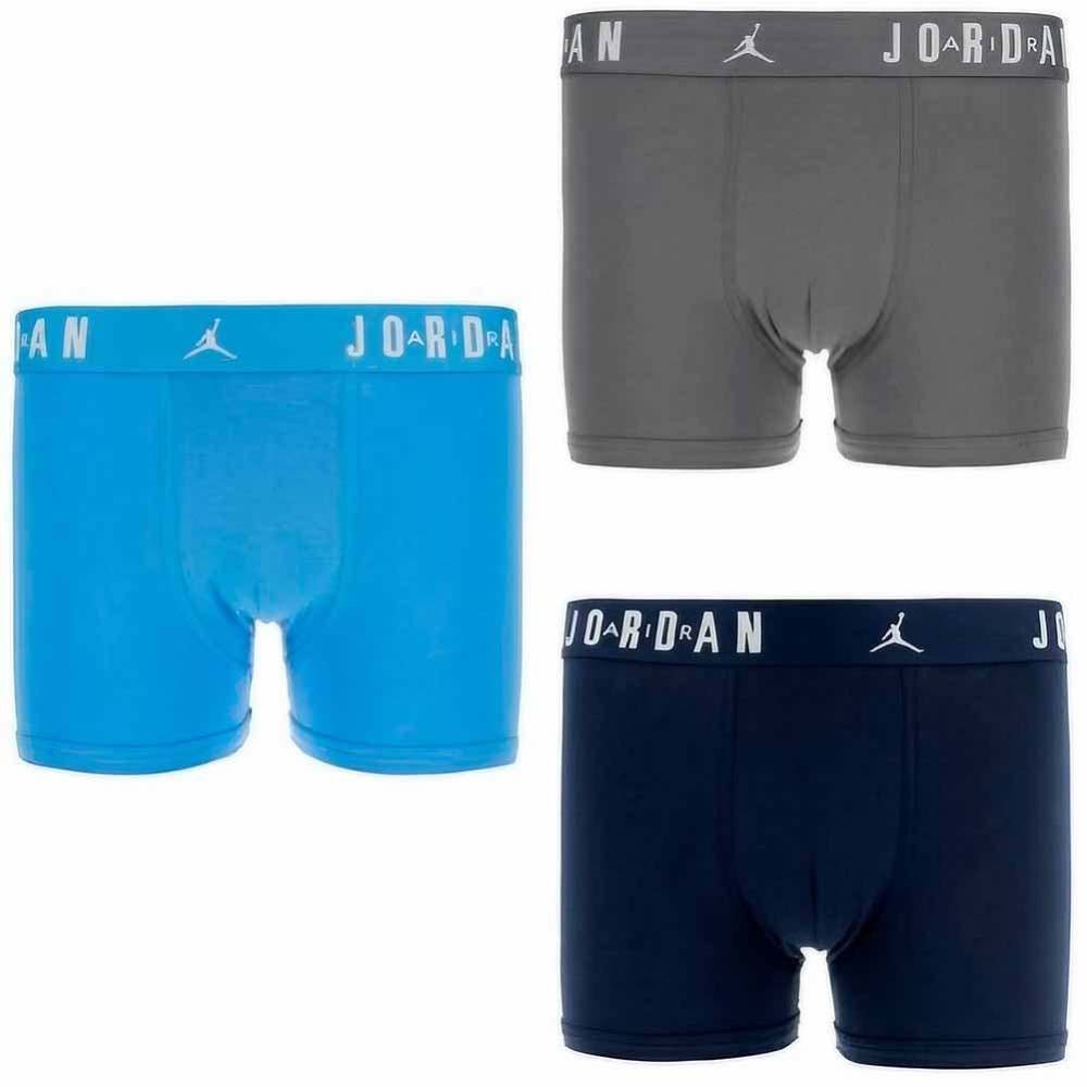 Calçotets Junior Jordan Flight Cotton Core 3PK University Blue