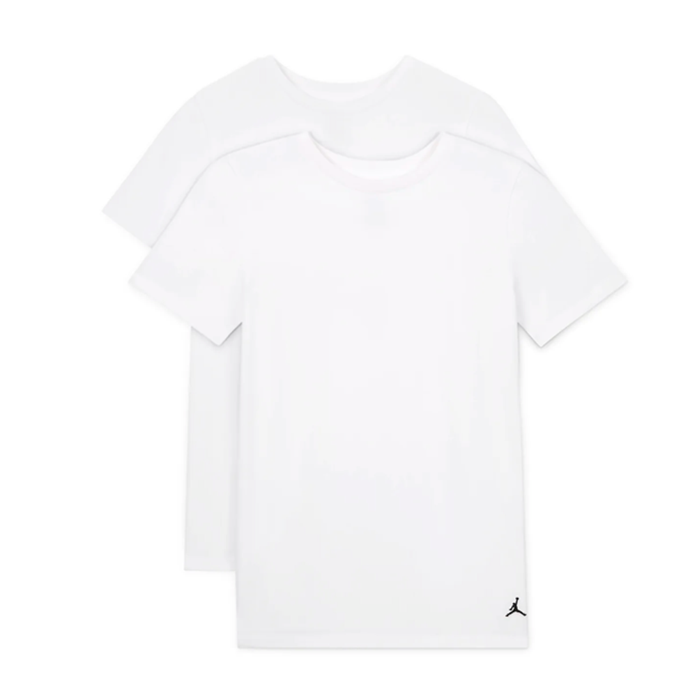 Camiseta Junior Jordan Flight Base 2 PacK White