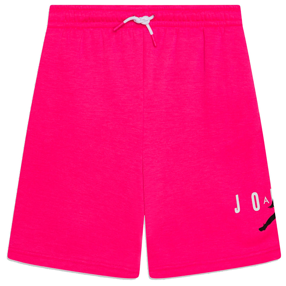 Junior Jordan Jumpman Sustainable Fleece Laser Fuchsia Shorts