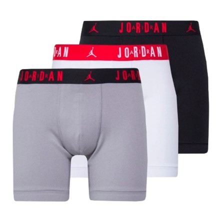 Comprar Calzoncillo Jordan Flight Core Black White Grey 3Pk | 24Segons