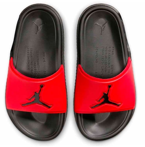 Jordan Acquista Junior Flip Flops Jumpman University Red Black | 24Segons