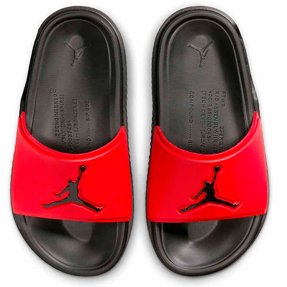Junior Jordan Jumpman University Red Black Slides