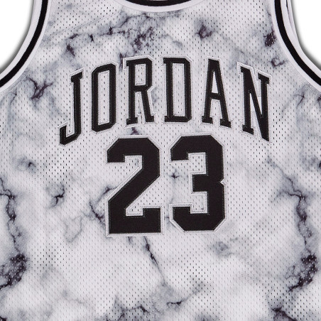 Junior Jordan 23 Striped White Tank Top