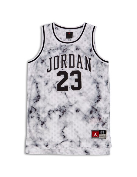 Jordan Acquista la T-shirt Junior 23 a righe bianche | 24Segons