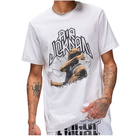 Jordan Acquista la T-shirt Sport Metal Dri-FIT Bianco | 24Segons