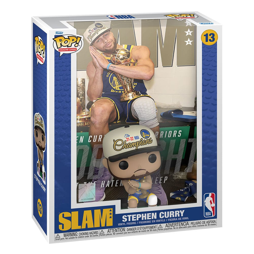 Figura Funko Pop Stephen Curry Golden State Warriors SLAM 9cm