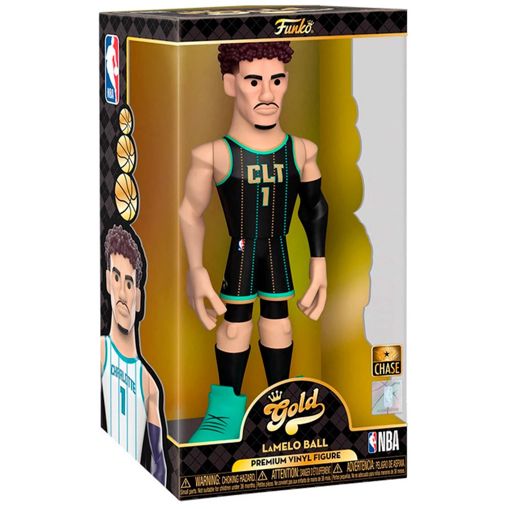 Figura Funko Vinyl LaMelo Ball Charlotte Hornets Gold 30cm