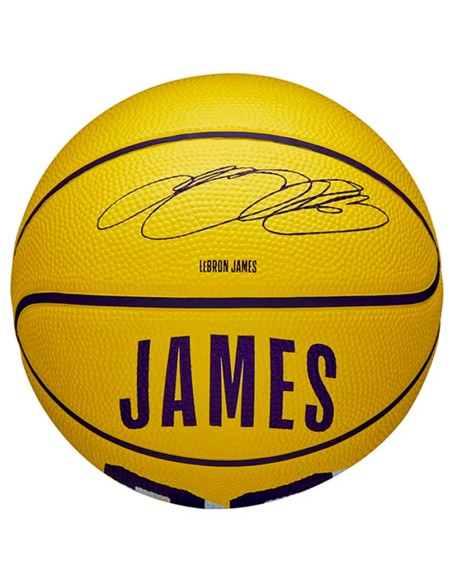 NBA Acheter LeBron James Lakers Ball Player Icon Mini Sz3 | 24Segons