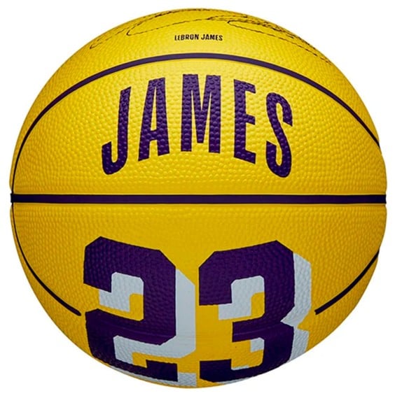 NBA Acheter LeBron James Lakers Ball Player Icon Mini Sz3 | 24Segons